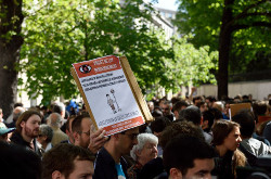 Manifestation contre la surveillance de masse